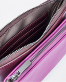 Surkana two-tone rectangular double purse purple 24TIOF111-43