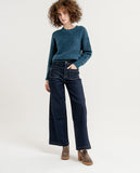 Surkana wide jeans pants with plastron 553ESDE521-54