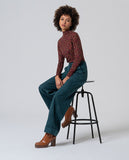 Surkana wide-leg pants bottle green 555LISU526-67