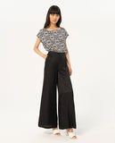 Surkana wide long trousers black 524ESSA525-00