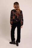 Traffic People Frill blouse black BRO12747001
