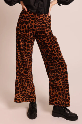 Traffic People Lulu trousers brown PWC12977011 