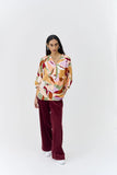 UVR Berlin FE blouse Tilaraina 241 colorful flower print 241-2803