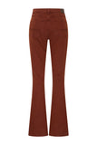 Zilch Dora flared leg mahogany 252CDE05-1,355