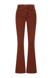 Zilch Dora flared leg mahogany 252CDE05-1,355