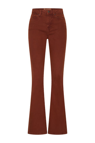 Zilch Dora flared leg mahogany 252CDE05-1,355