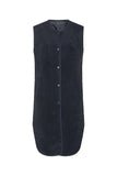 Zilch Vest Long Navy 52TED80.040-18