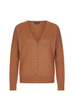 Zilch cardigan V neck wide marron 42BAS20.099-620