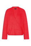 Zilch sweater V neck Tomato 52AWN30.115-1,346