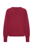 Zilch sweater buttons lipstick 42MNA30.086-232