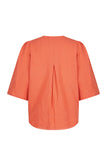 Zilch top V neck coral 41MOU10.162-116