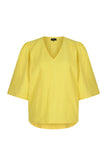 Zilch top V neck lemon 41MOU10.162-471