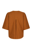 Zilch top V neck rust 41MOU10.162-633