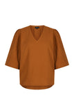 Zilch top V neck rust 41MOU10.162-633