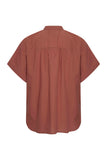 Zilch top buttons pecan 51POP15.059-1,296