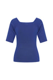 Zilch top square neck royal blue 51BAS10.180-419