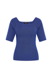 Zilch top square neck royal blue 51BAS10.180-419