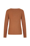 Zilch top waterfall marron 42BAS10.168-620