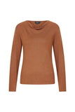 Zilch top waterfall marron 42BAS10.168-620