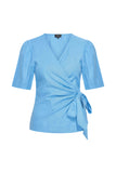 Zilch top wrap sky 51RLS10.188-189