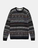 Anerkjendt AKSUNE REVERSE INKA KNIT Sky Captain