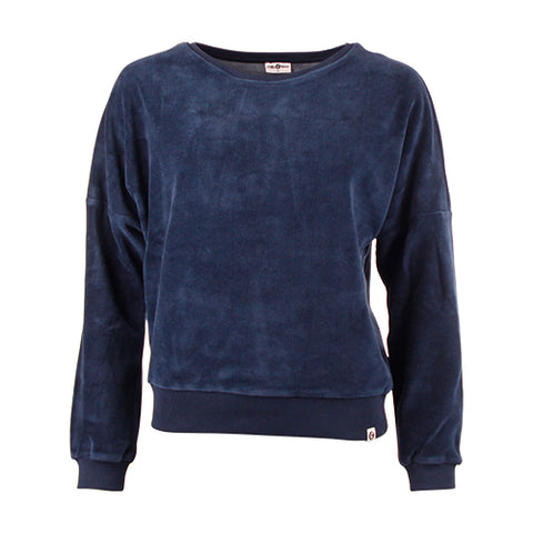 Chills and Fever sweater lima velvet dress blues