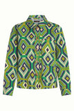King Louie Ellen jacket Cadiz Beacon blue