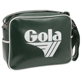 Gola redford messenger bag bottle green/white CUB901NF0