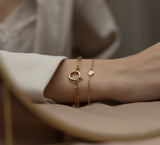 Madam the label Armband chain big plain goud