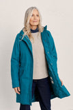Blauwe jas met tweewegrits | Seasalt Cornwall plant hunter 2 mast
