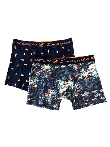 A fish named Fred boxer 2-pack festival navy 22.01.271
