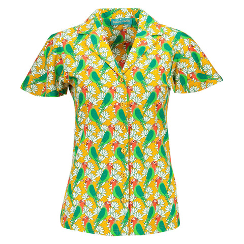 Bakery Ladies fancy polo shirt parrot sundeck 386105