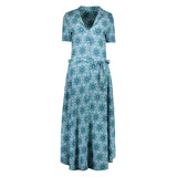 Bakery Ladies polo dress tusla long mexican flower soft blue 386041