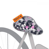 Bikecap Zadelhoes Kids Grey Blossom With Pink 7112.01481