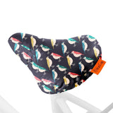 Bikecap zadelhoes blackbirds basic 7019.1001: zadelhoes met vogel print