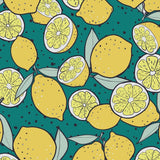 Bikecap zadelhoes fruity lemon 7019.0701: zadelhoes met frisse citroenen print