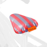 Bikecap zadelhoes kids lilac stripes 7119.0410: zadelhoes met streepprint