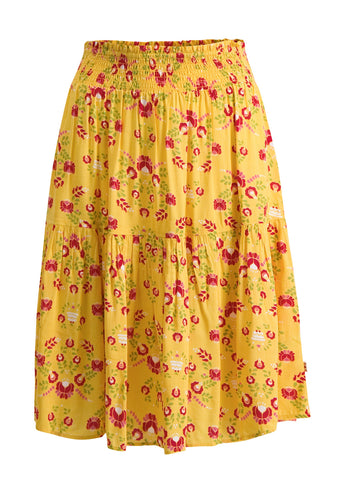 Blutsgeschwister Wanderwirbel Skirt Yellow Piroschka Meets Me 001191219-004