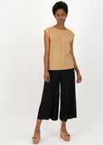 Blutsgeschwister wonderful day top mangoon magroves 001211-325-002: casual top met boothals en korte mouwen