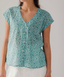 C'est beau la vie papeete c blouse imprimee col v bt atmosphere 61CB2CH697-71