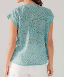 C'est beau la vie papeete c blouse imprimee col v bt atmosphere 61CB2CH697-71