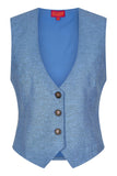 Cloud9 Sia gilet cornflower 231LIN36-1,117