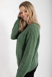 Groene warme trui | Danefae Aarluk sweater lt army