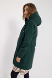 Danefae Nora winter parka deep forest