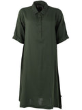 Danefae danane cloth dress dark army 12244-3856