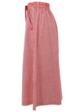 Danefae danespresso searsucker skirt bright red/chalk 12243-3855