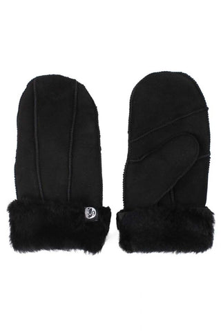Danefae no waste sheepskin gloves black 12206-0311