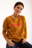 Danefae KLausen sweat organic mustard be kind 70181-3404