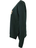 Danefae Klausen sweat organic black green love 70181-3441