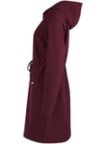 Danefae Marianne softshell dark bordeaux 11574-2830: winddichte rode jas 